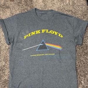 Gray Medium Pink Floyd band tee
